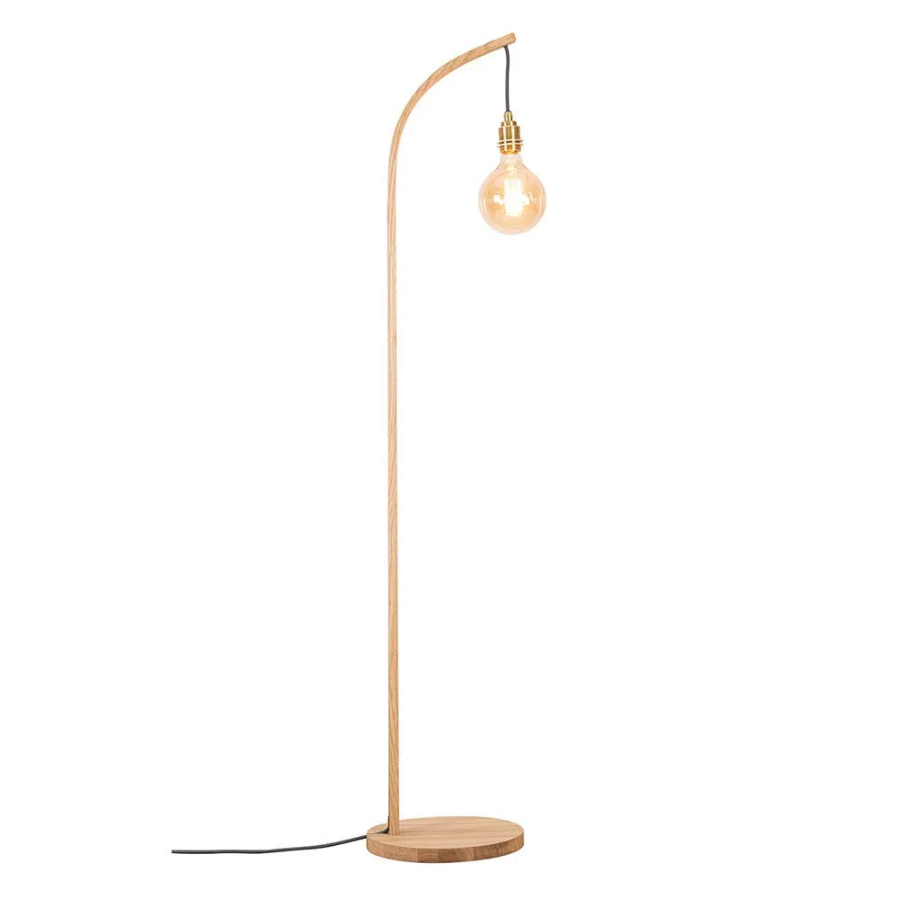 Tom Raffield Mooring Floor Lamp Oak Grey Flex 2