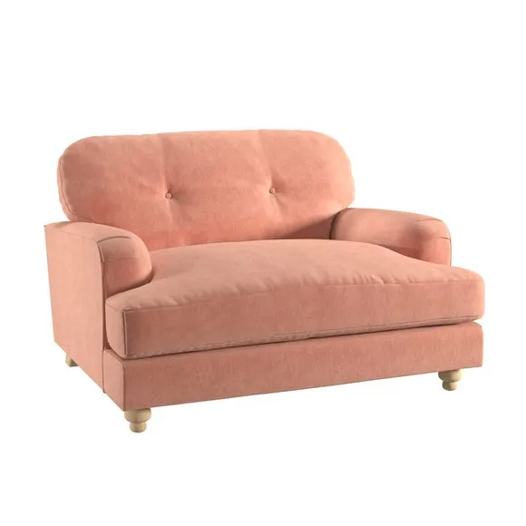 Martha Vintage Velvet Snuggle Chair 3