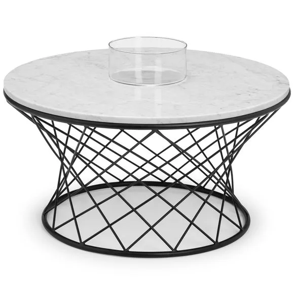 Trevi Real Marble Coffee Table 6