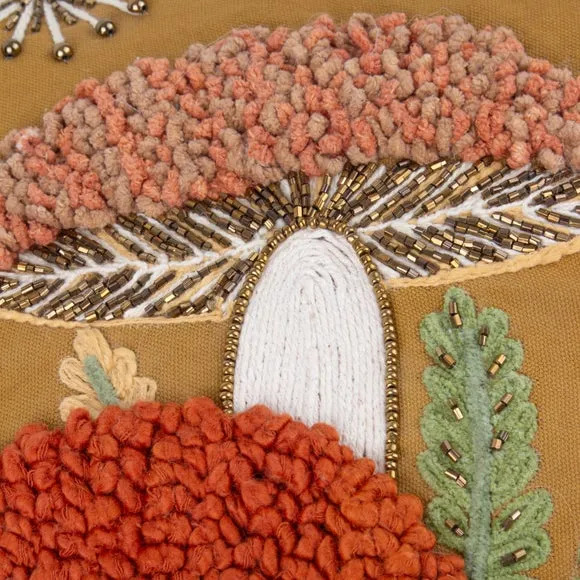 Mushroom Dell Square Cushion 2