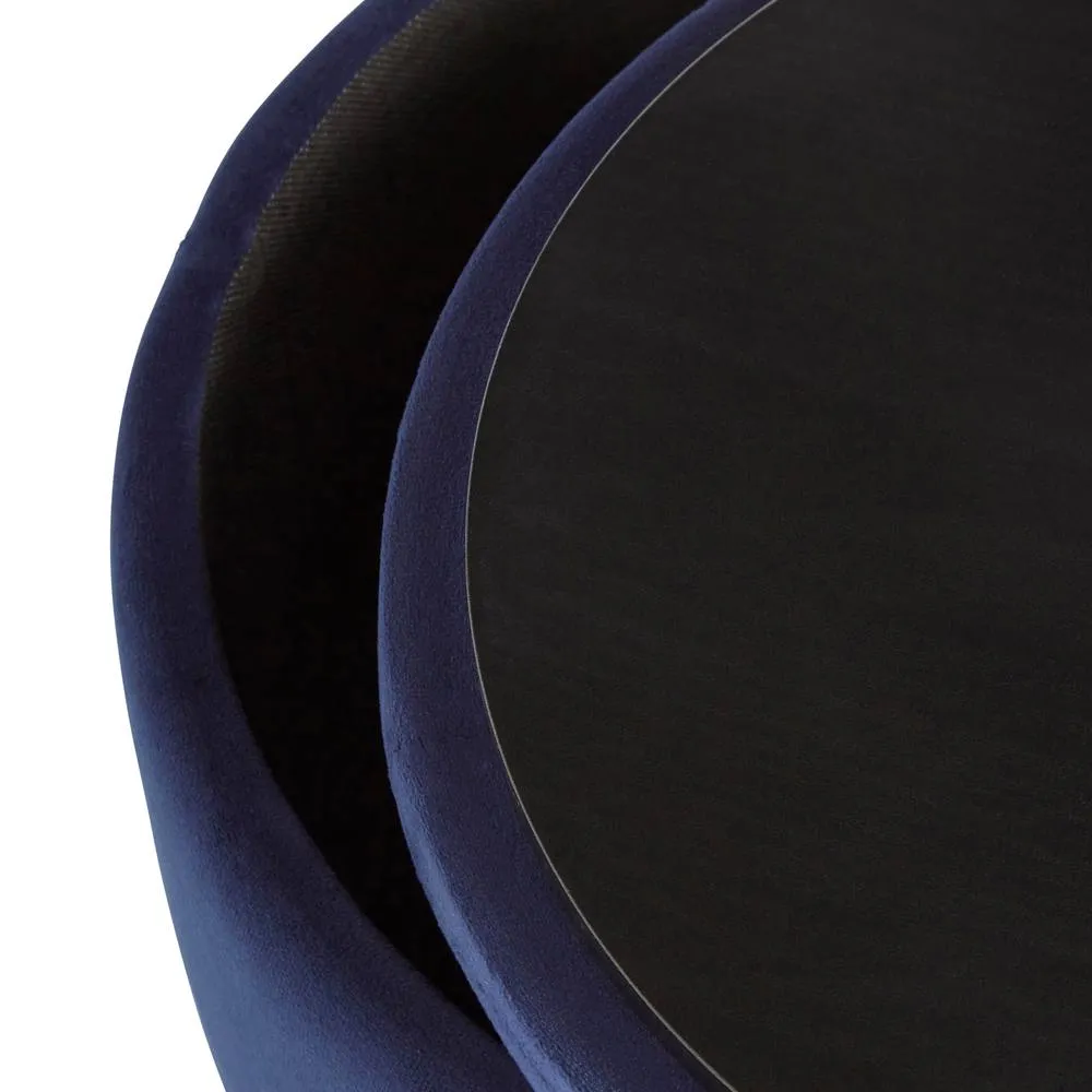 GFW Avery Velvet Storage Stool in Midnight 5