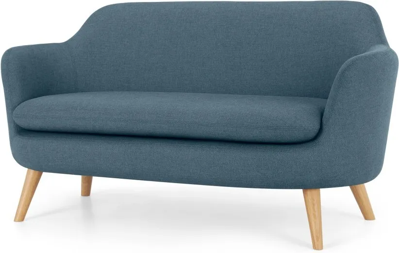 Nya 2 Seater Sofa, Duke Blue Weave
