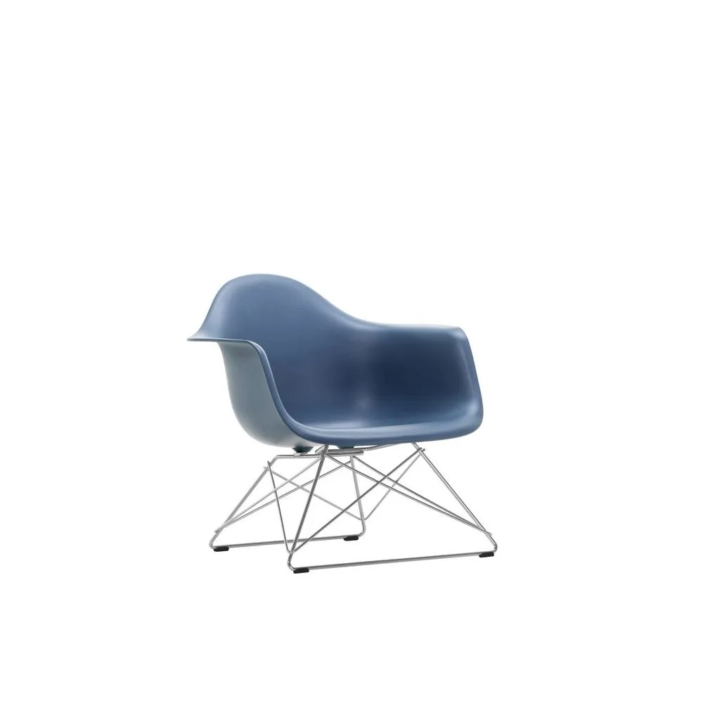 Vitra Eames LAR Chair Sea Blue Chrome Wire Base With Cross Struts 1