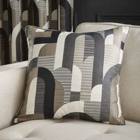 Alvin Geometric Jacquard Cushion 1