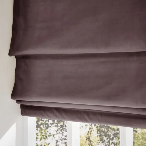 Recycled Velour Roman Blind 3