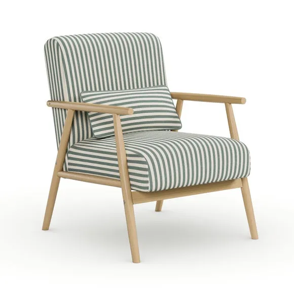 Alpine Linford Stripe Spindle Chair 6