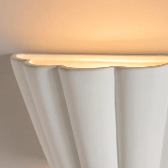 Vogue Vigo Ribbed Paint Your Own Wall Light 3