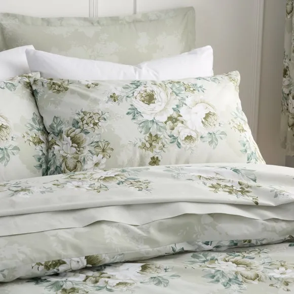 Darla Floral 100% Cotton Duvet Cover & Pillowcase Set 2