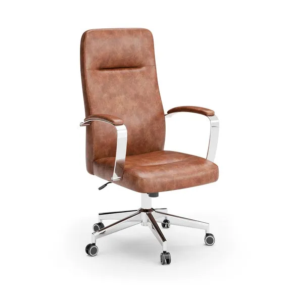 Alderton Faux Leather Office Chair 6
