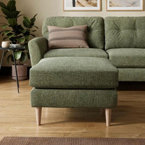 Sven Soft Texture Chenille Footstool 2