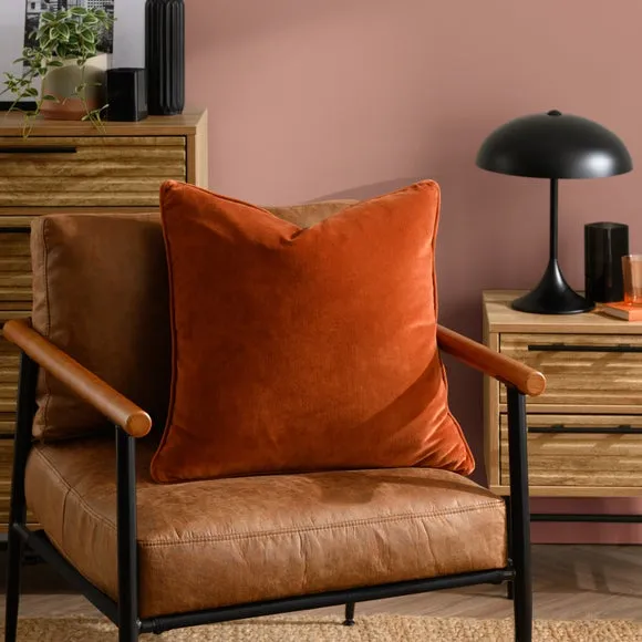 Clara Cotton Velvet Square Cushion 1