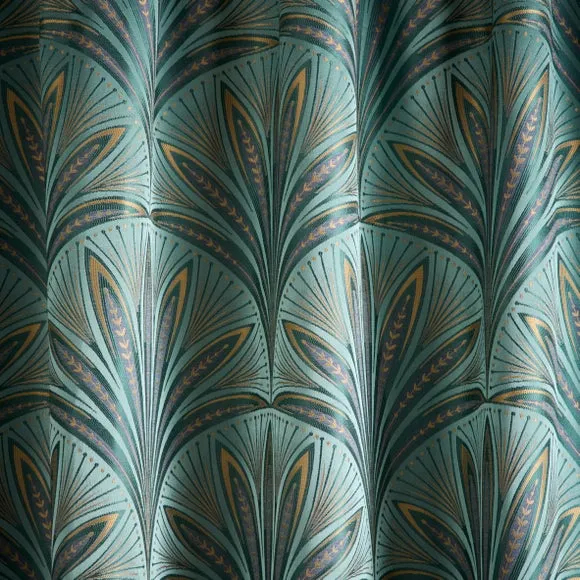 Nouveau Fan Pencil Pleat Curtains 3