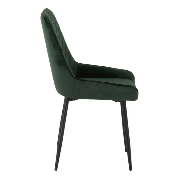 Avery Set of 2 Dining Chairs, Velvet 4