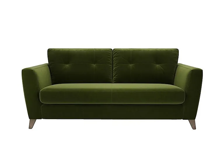 Hermione 3 Seater Fabric Sofa - Woodland Moss
