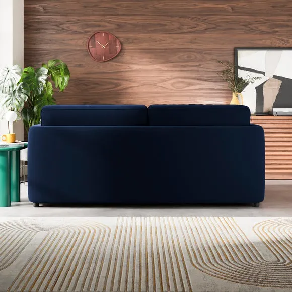 Zoe II Velvet 3 Seater Sofa 2