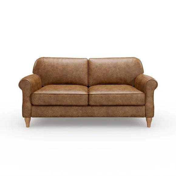 Millie Soft Faux Leather 2 Seater Sofa 6