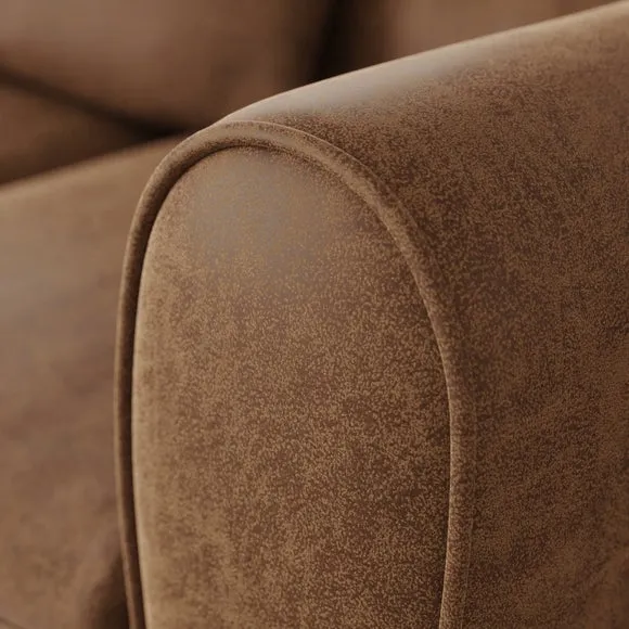 Blake Arizona Faux Leather Corner Chaise Sofa 5