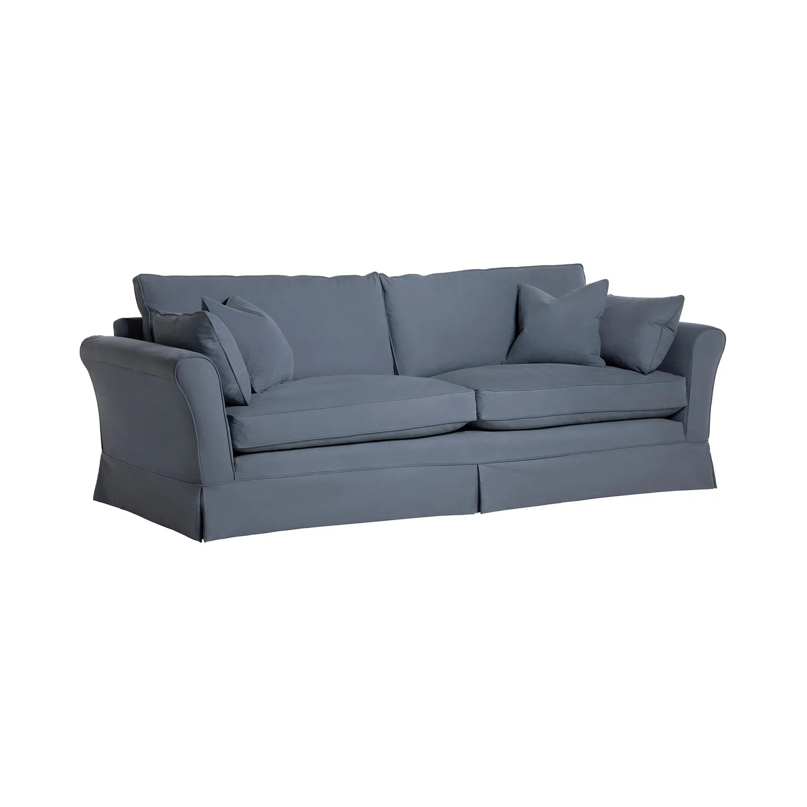 Berkeley Extra Large Sofa, Blue Fabric | Barker & Stonehouse 2