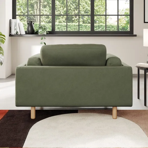Newton Matte Plush Velvet Snuggle Chair 3