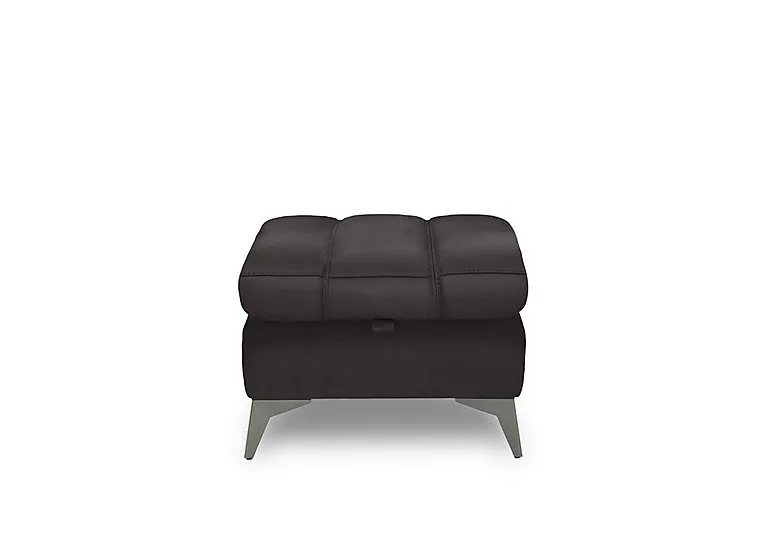 Angelo Leather Storage Footstool - Piompo