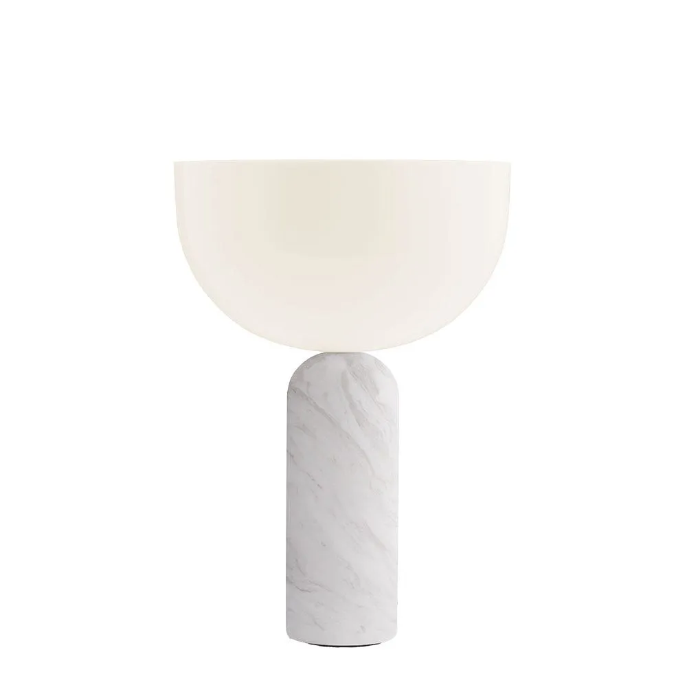 New Works Kizu Table Lamp White Marble Small 2