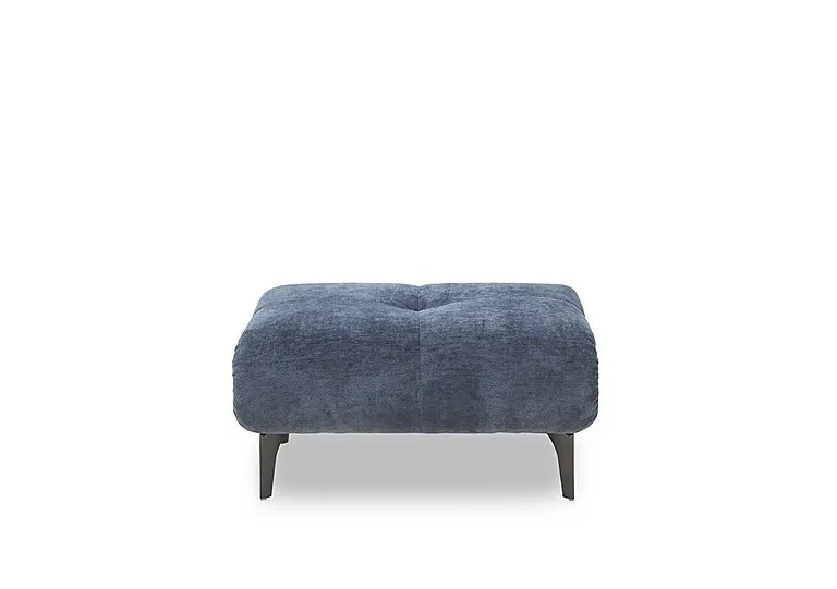 Sienna Fabric Large Footstool - Hudson Ocean