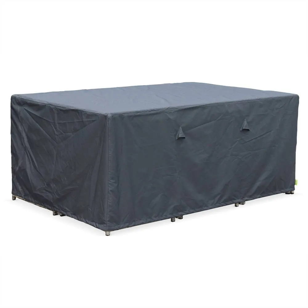 sweeek Protective cover for garden sofa set, Vabo 10 in Dark Grey