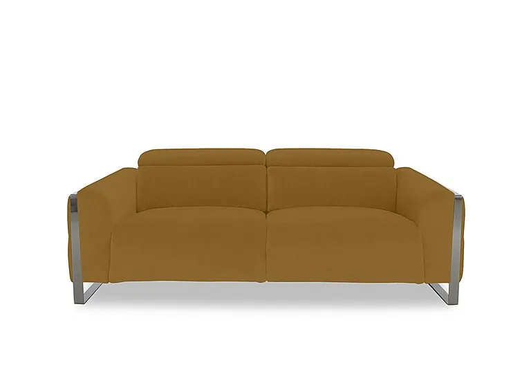 Gisella Fabric 3 Seater Sofa - Opulence Saffron