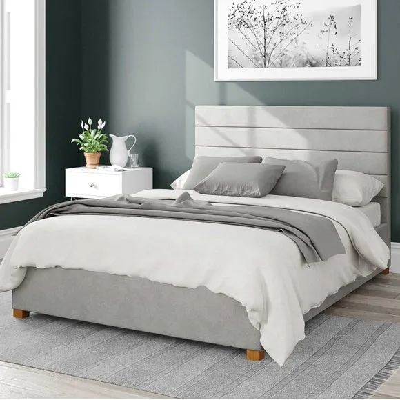 Kelly Plush Velvet Ottoman Bed Frame 1