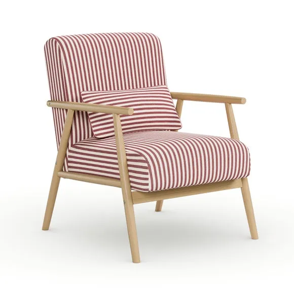 Alpine Linford Stripe Spindle Chair 6