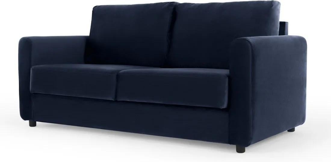 Corin Pull Out Sofa Bed, Regal Blue Velvet 