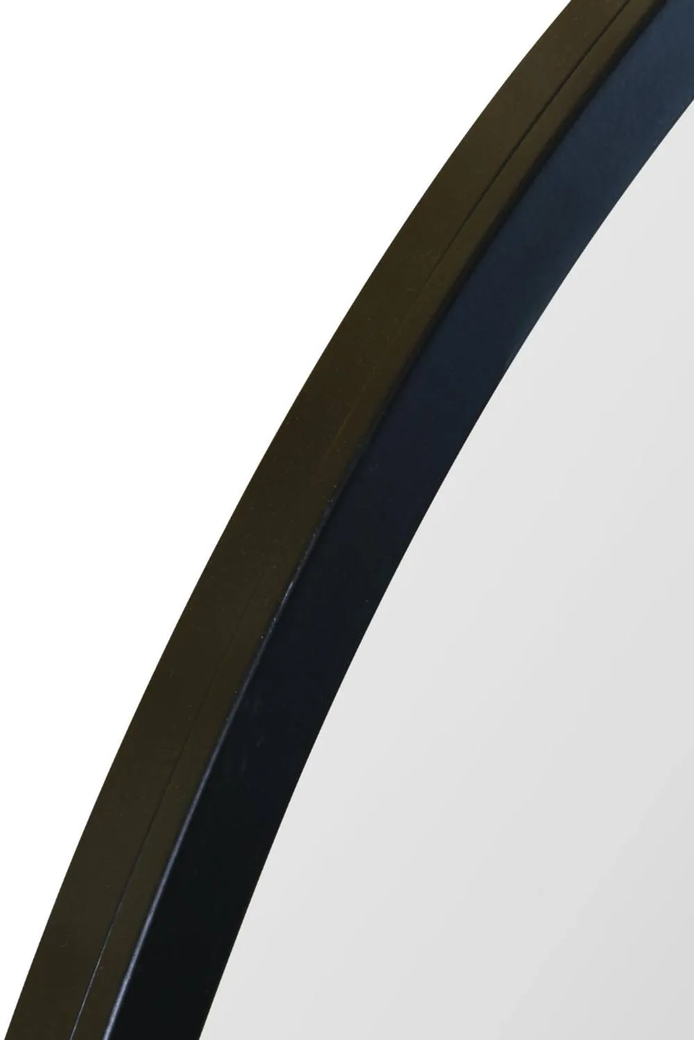 MirrorOutlet Black Metal Framed Arched Garden Wall Mirror 49" X 35" (125CM X 90CM) 5