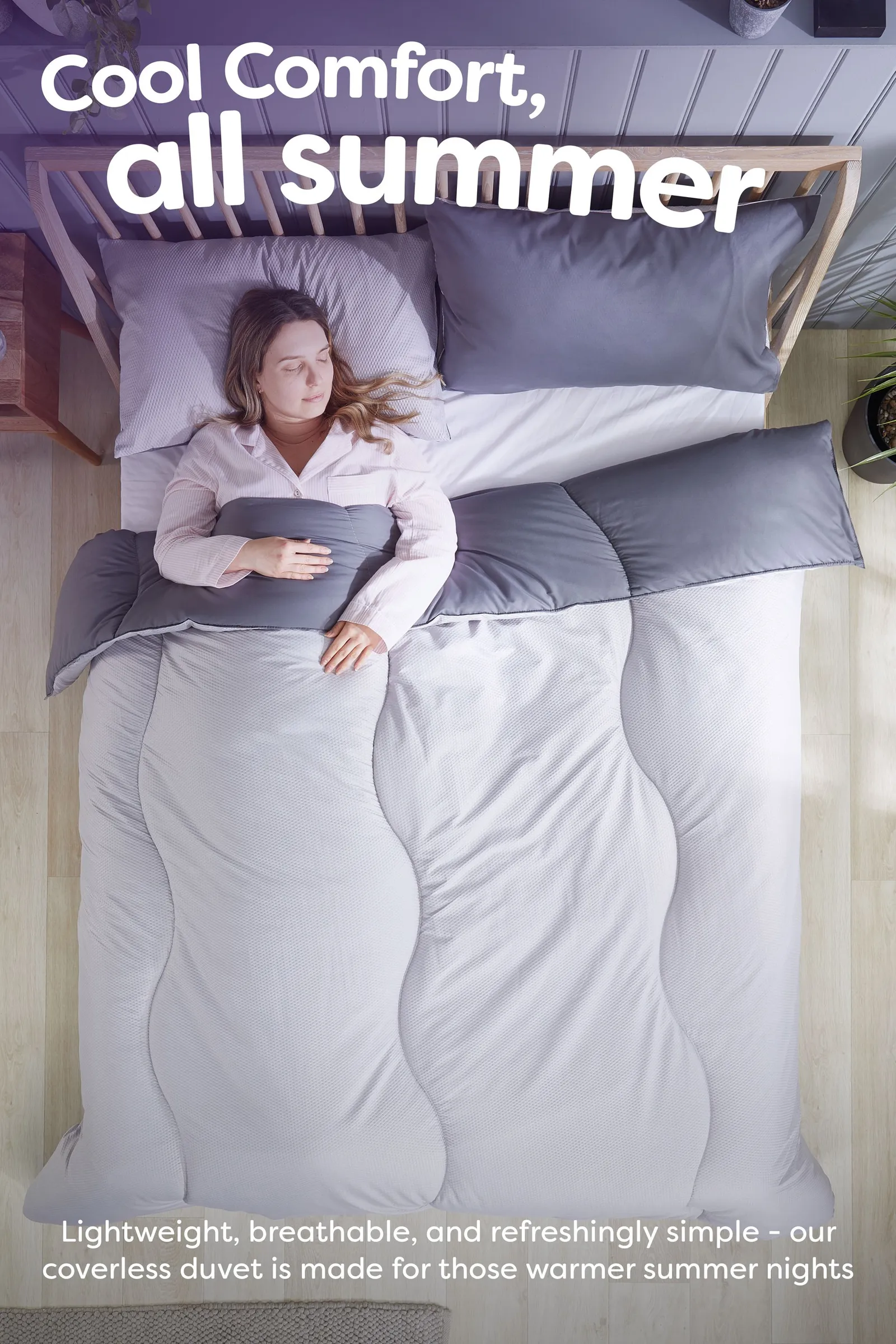 Slumberdown Coverless Comfort Printed Embossed Waffle 10.5 Tog Duvet 5