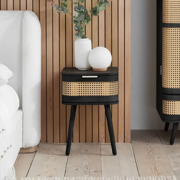 Noah 1 Drawer Bedside Table