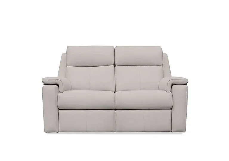 Thornbury 2 Seater Leather Sofa - No Recliner - Cambridge Chalk