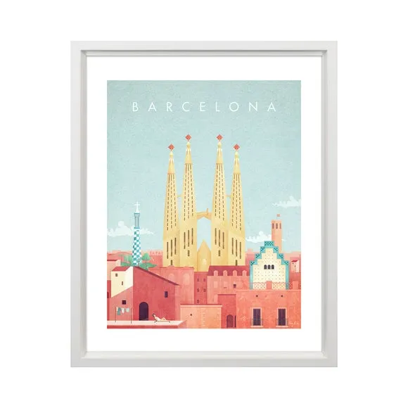 The Art Group Barcelona Framed Print 2