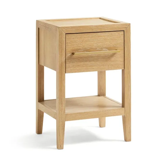 Holden 1 Drawer Bedside Table, Oak 6