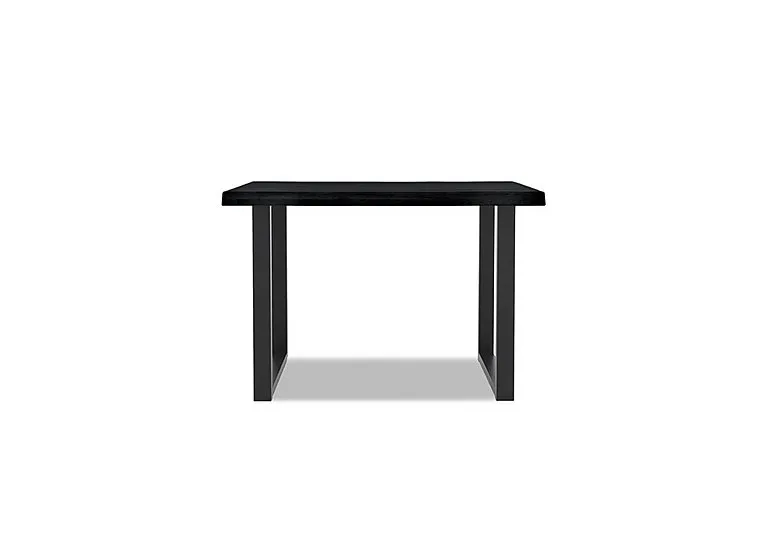 Hades Raw Edge Bar Table with U Shaped Legs - 140-cm - Black - In Time for Christmas