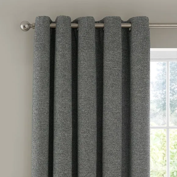 Sorrel Boucle Eyelet Curtains 1