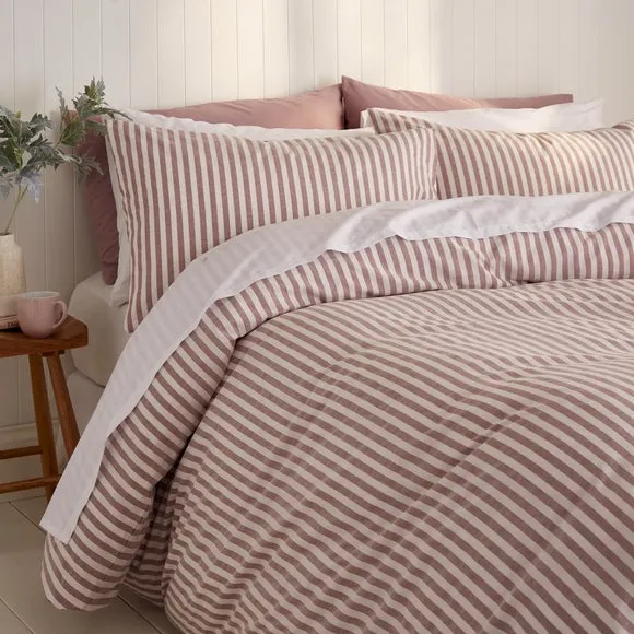 Portloe Stripe 100% Cotton Duvet Cover & Pillowcase Set 5