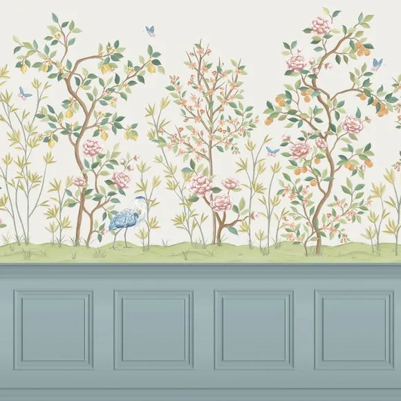 Chinoiserie Panelling Wall Mural 2