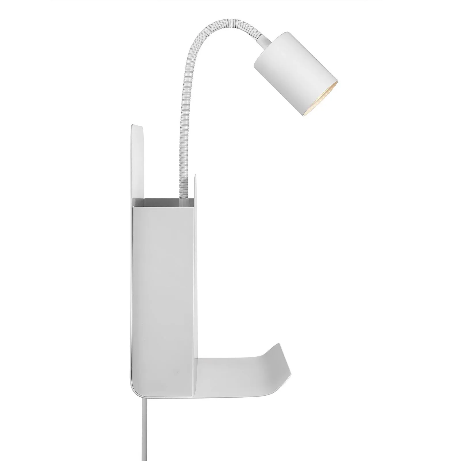 Nordlux Roomi Wall Light White Metal Livingroom GU10 Switch Plug In/Mains 3