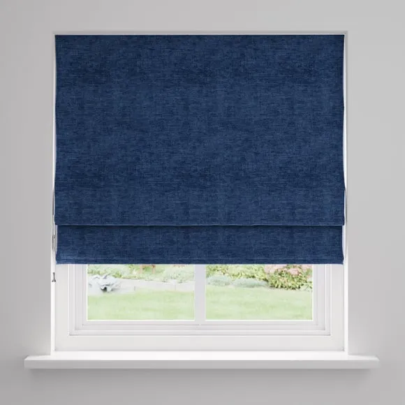 Genoa Chenille Blackout Roman Blind 2
