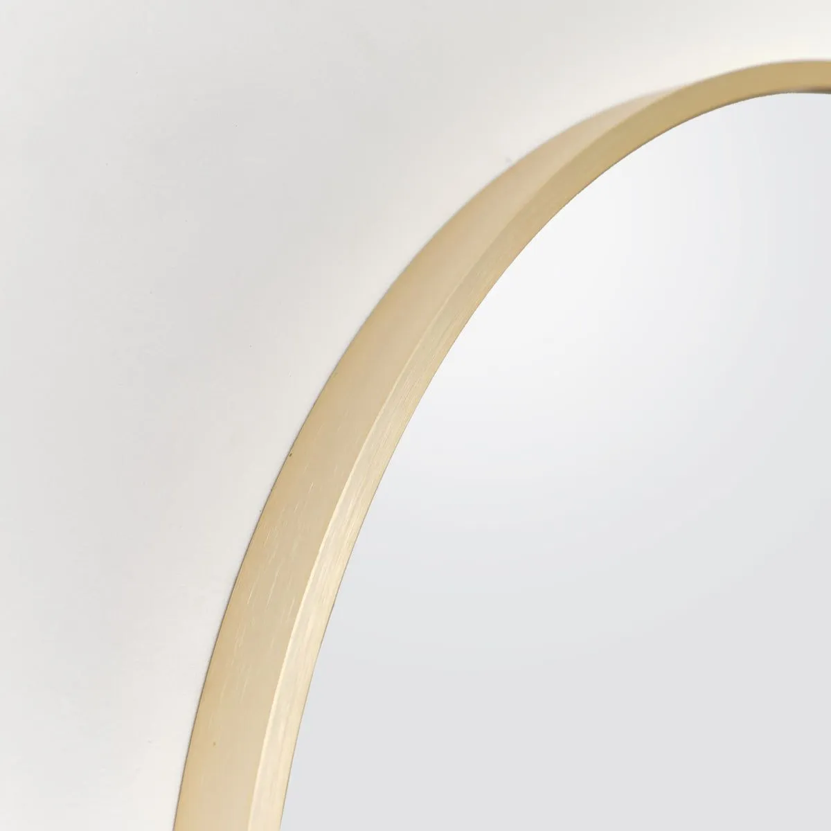 Melody Maison Round Gold Wall Mirror - 50cm X 50cm 6
