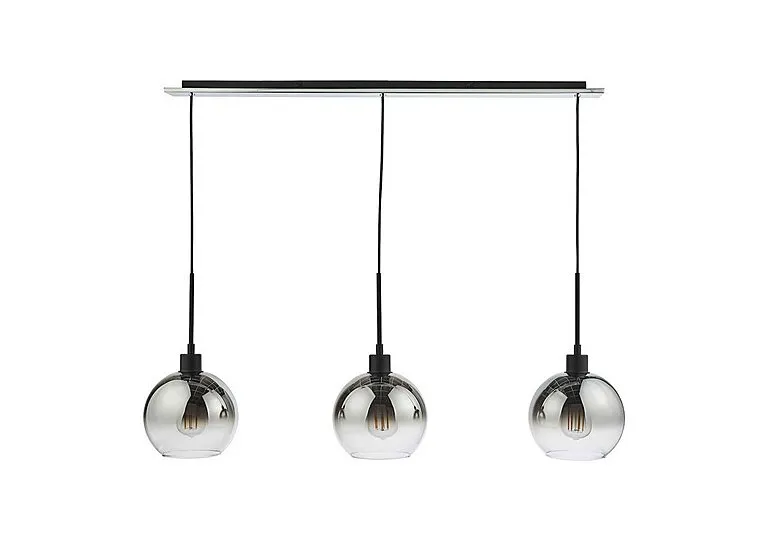 Lycia 3 Light Bar Pendant - Black