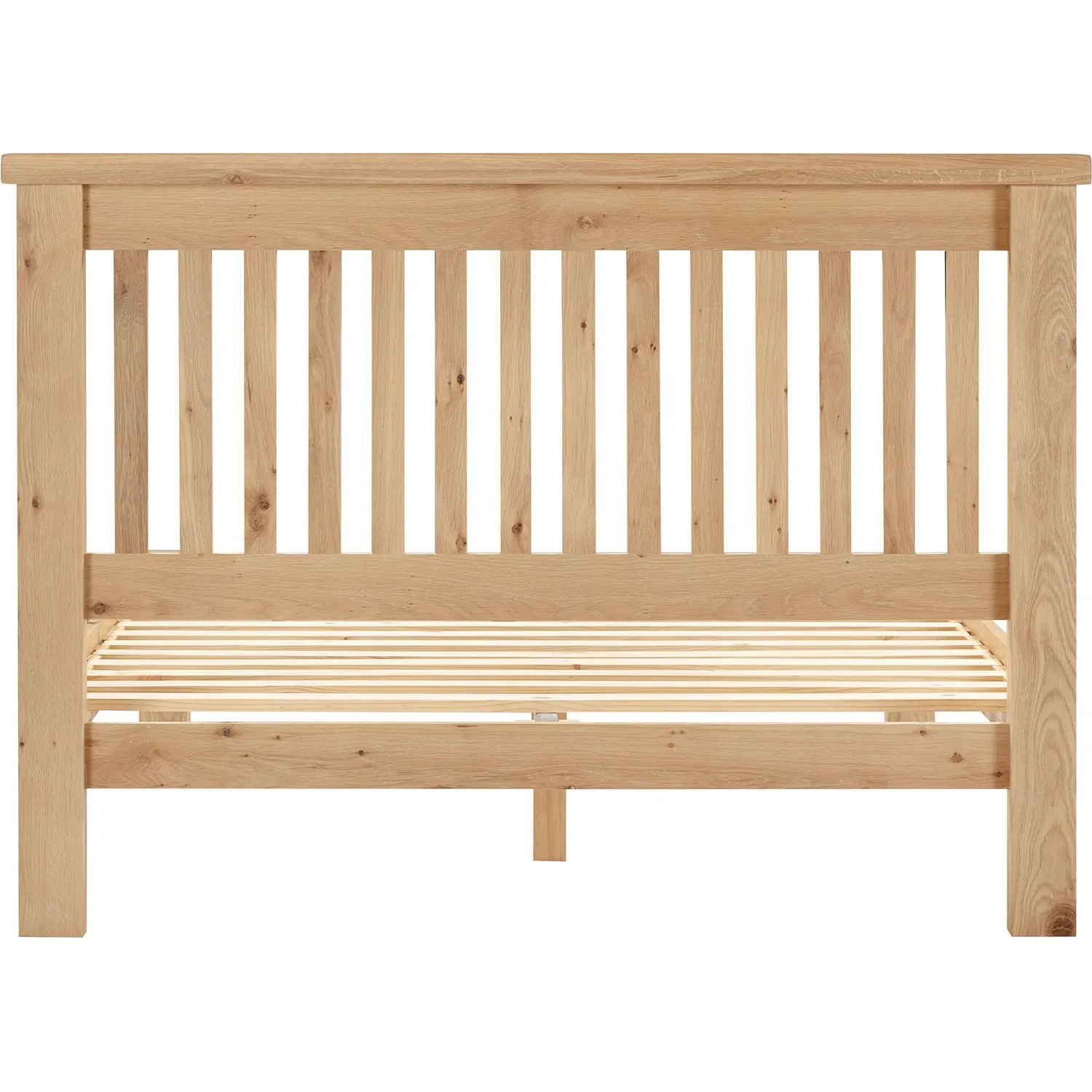 Seconique Windsor 4'6" (Double) Bed Low Foot End (Part Assembled) in Light Oak 5