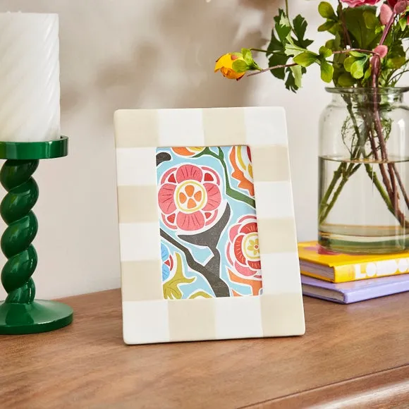 Striped Ceramic Photo Frame 1