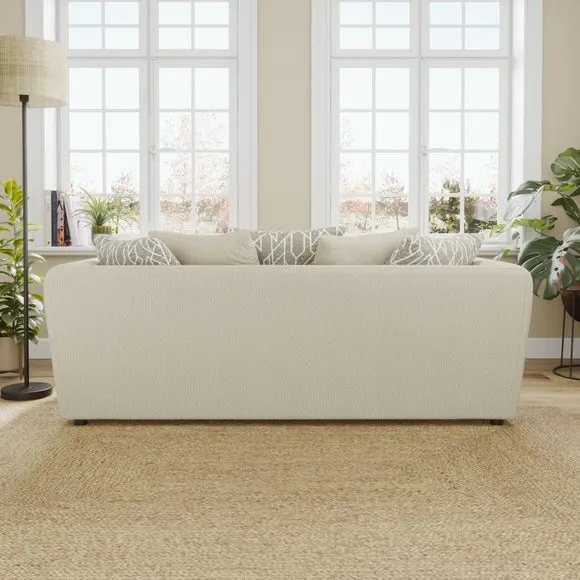 Blake Tonal Boucle Global Geo Combo 3 Seater Sofa 2