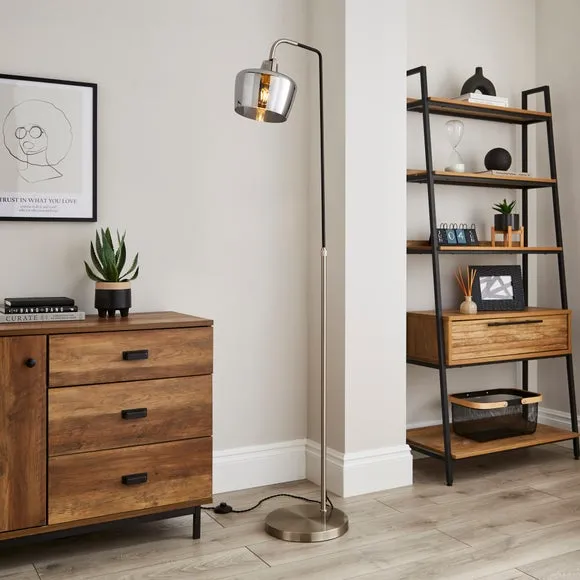 Auburn Industrial Adjustable Floor Lamp 1