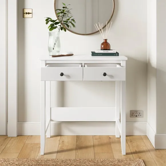 Lynton 2 Drawer Compact Dressing Table 2